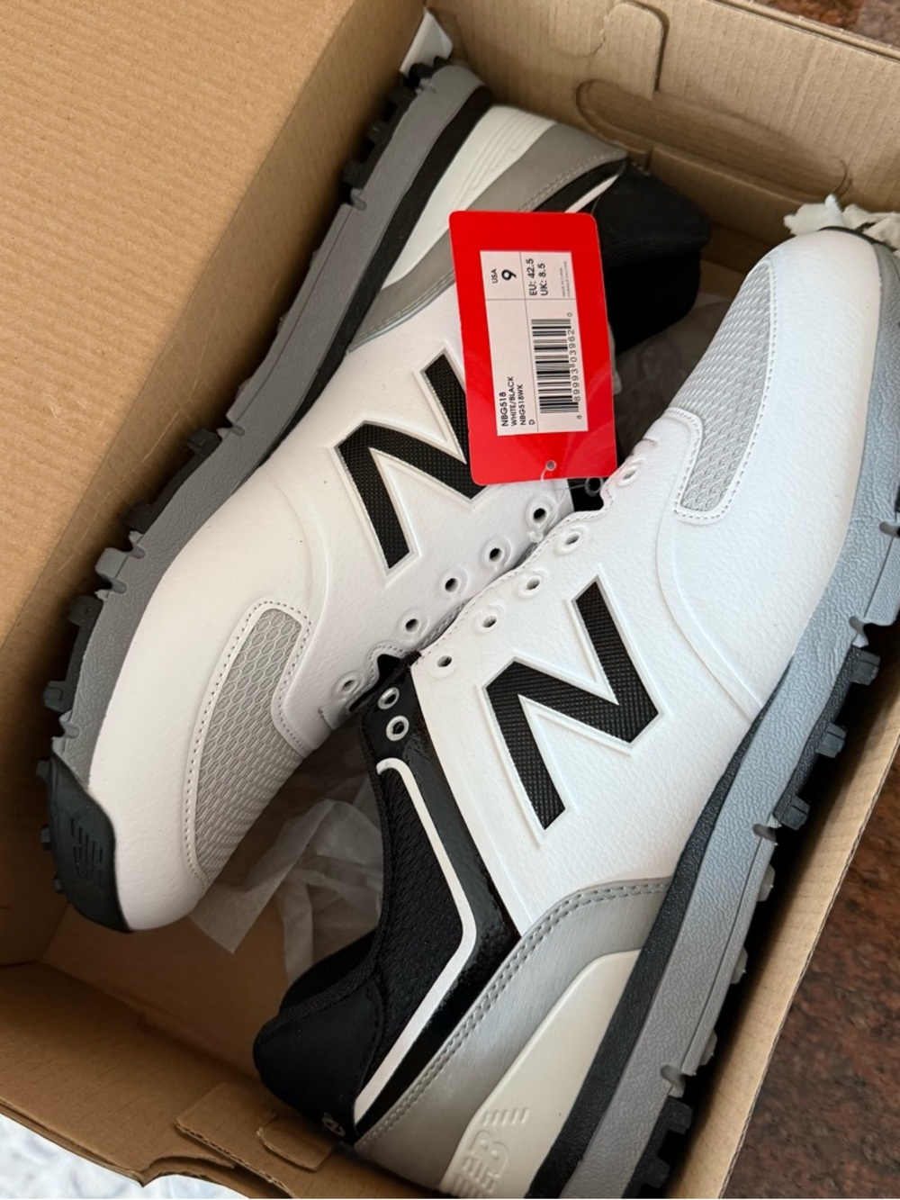 New Balance NBG518 Golf Shoe Mens size 9 NWT